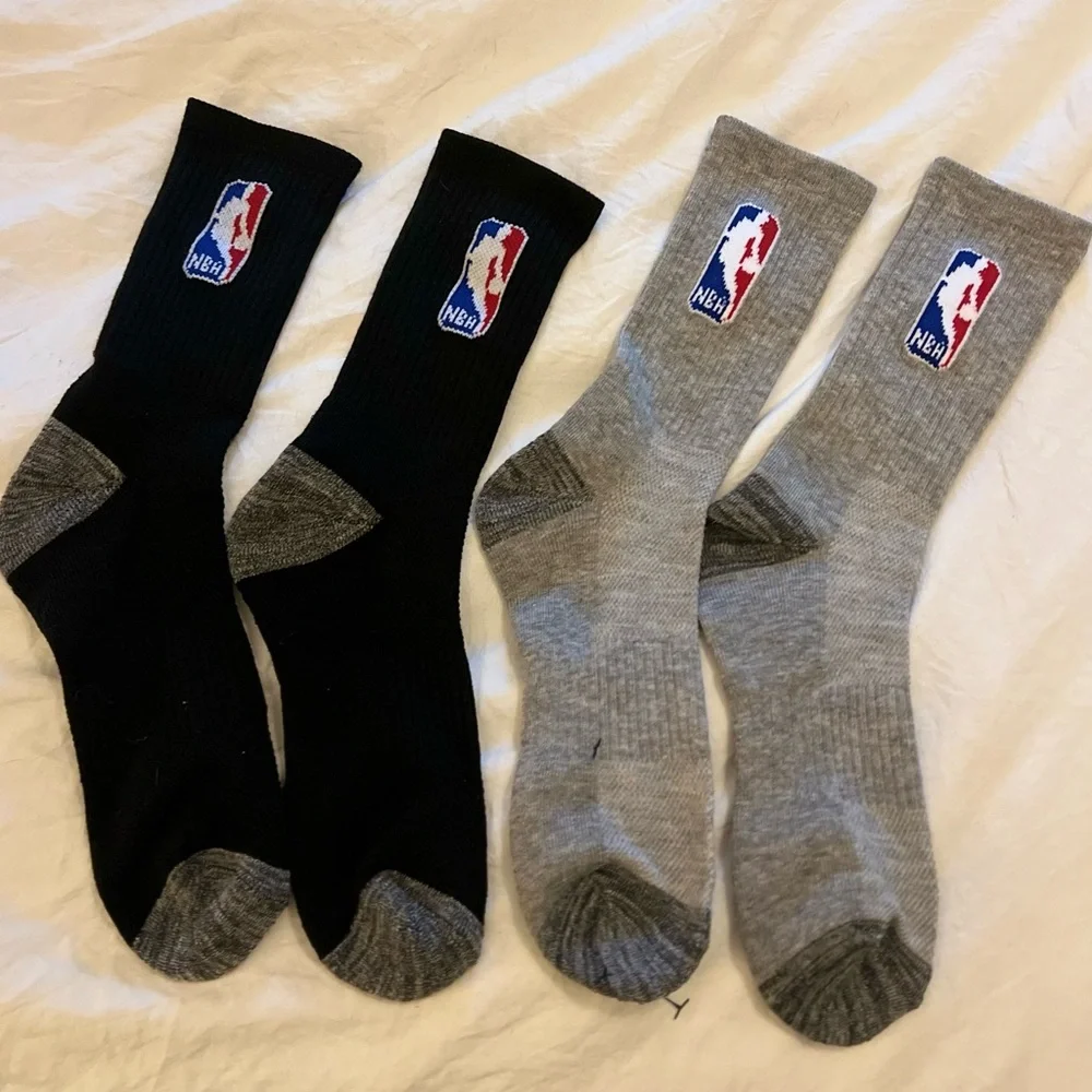 3/$19 NWOT NBA crew socks - 2 pair